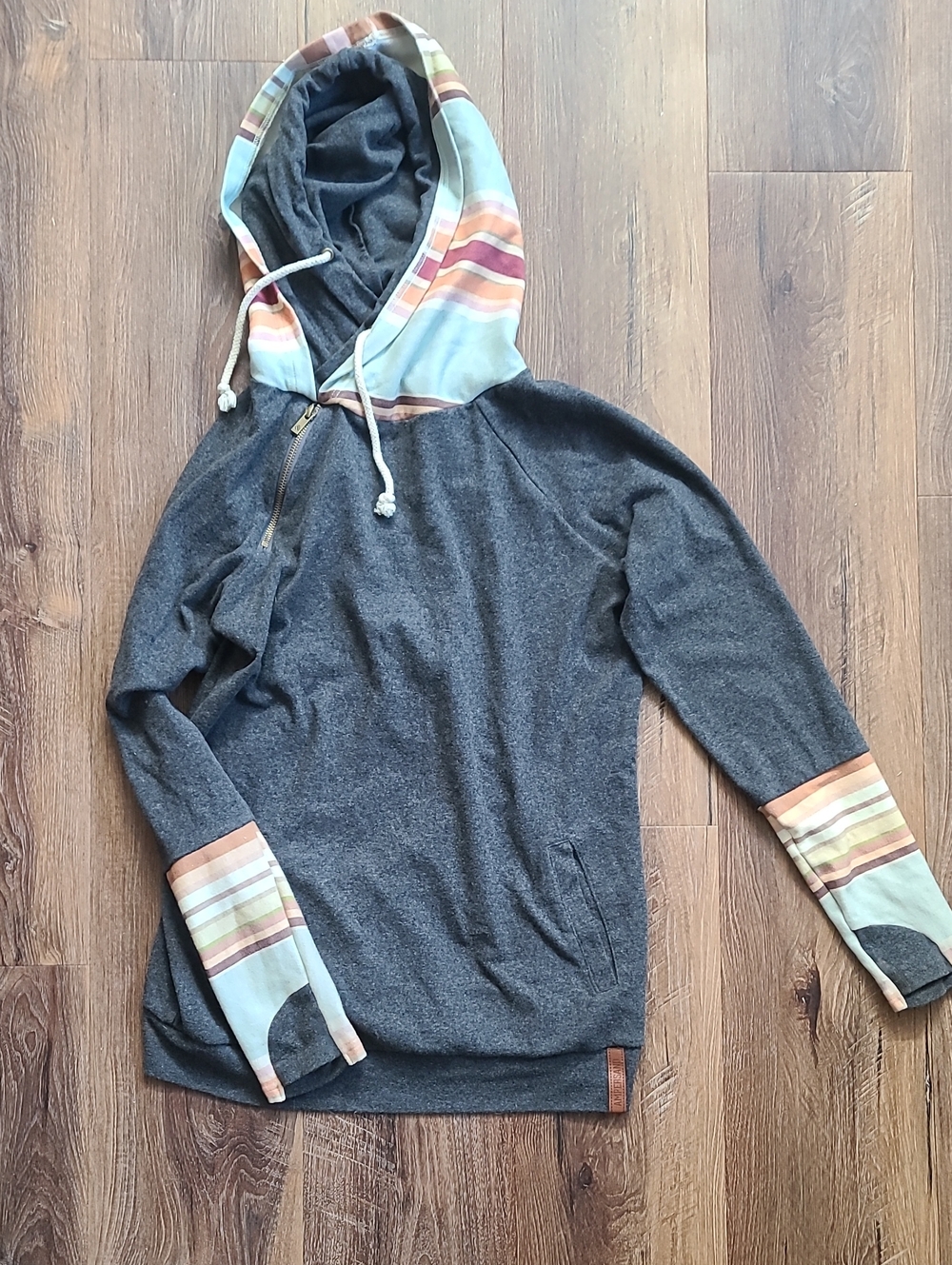 AMPERSAND AVE Charcoal Hoodie